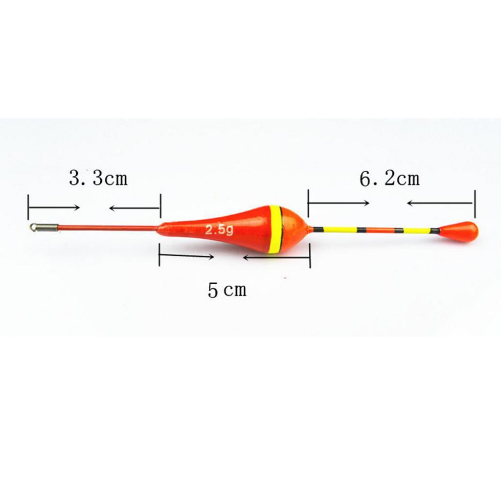2.5g Fishing Paulownia Wood Fishing Tackle Floats Bobbers Angling Equipment 2 Color