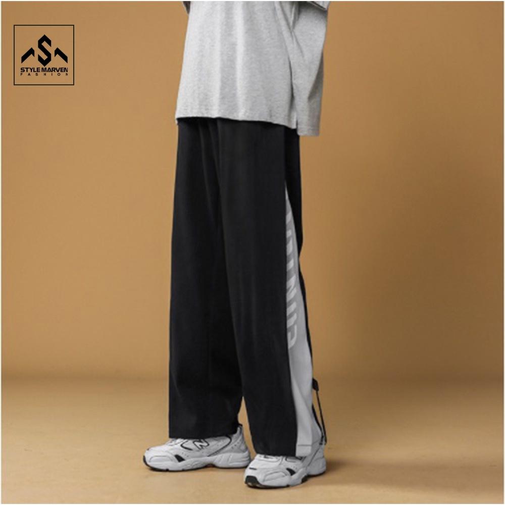 Quần Jogger Ống Suông Rộng Phối Viền Sọc Màu Kiểu Dáng Trẻ Trung Năng Động STYLE MARVEN - JOGGER NAM 90000100C2