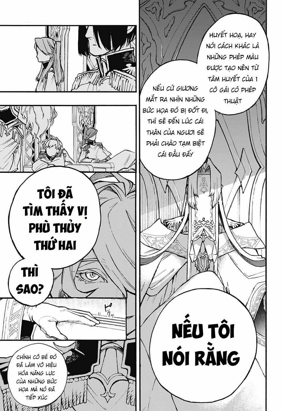 những bức họa quái dị của phù thủy chapter 8 16