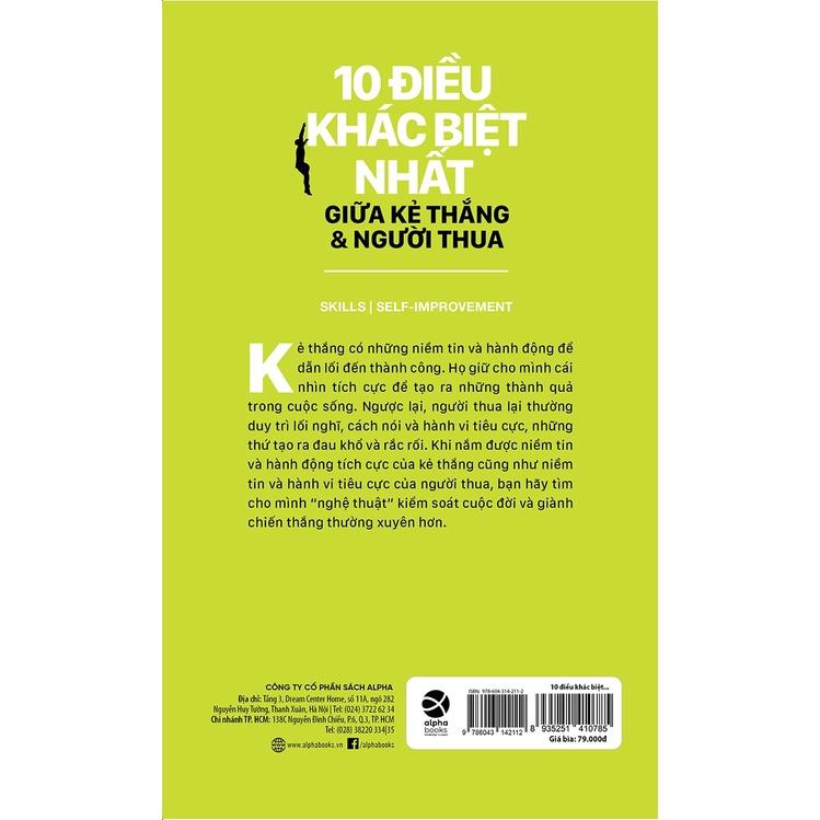 Combo 10 Điều Khác Biệt Nhất Giữa: Kẻ Thắng Và Người Thua + Kẻ Giàu Và Người Nghèo + Kẻ Làm Chủ Và Người Làm Thuê