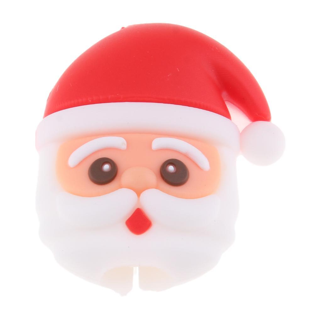 Christmas Data Line USB Charging Cable Earphone Cord Saver Protector Protection Cover for iPhone iPad Mobile Phone Tablet Cable
