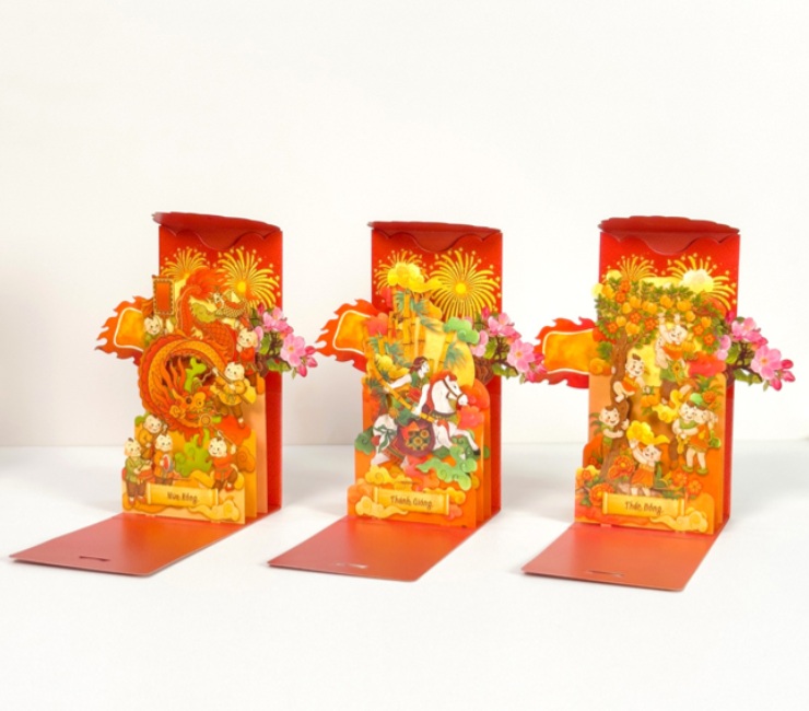 SET BAO LÌ XÌ 3D CAO CẤP 2026 – MS002