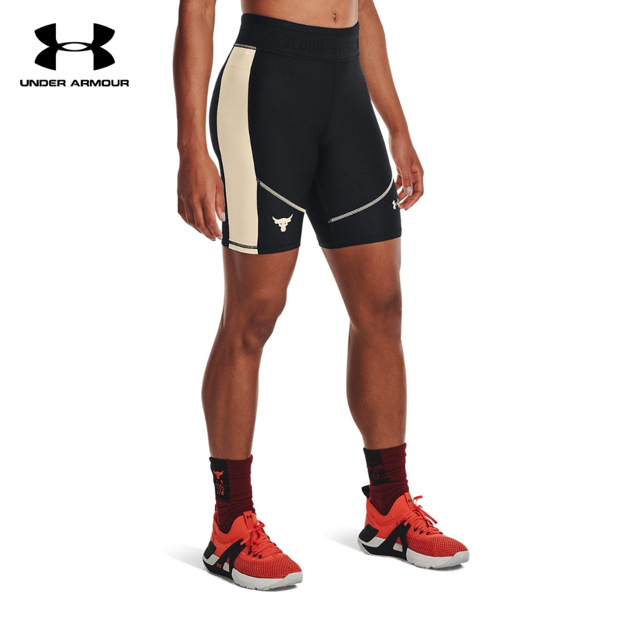 Quần ngắn thể thao nữ Under Armour Project Rock HeatGear - 1366005-001