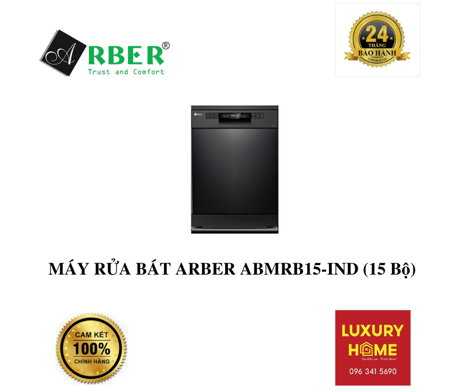 MÁY RỬA BÁT ARBER ABMRB15-IND (15 Bộ) - HÀNG CHÍNH HÃNG