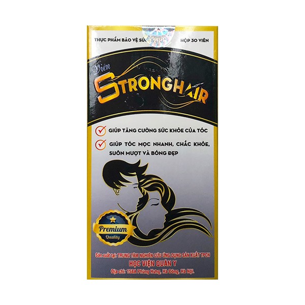 Thực Phẩm Chức Năng Bảo Vệ Sức Khỏe STRONG HAIR - Giảm Rụng Tóc, Giúp Tóc Chắc Khỏe