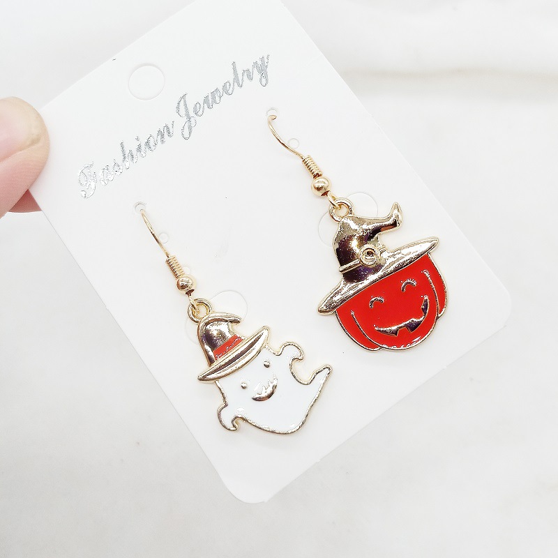 Bông tai Halloween siêu dễ thương (Tặng móc khóa gỗ BTS thiết kế độc quyền)