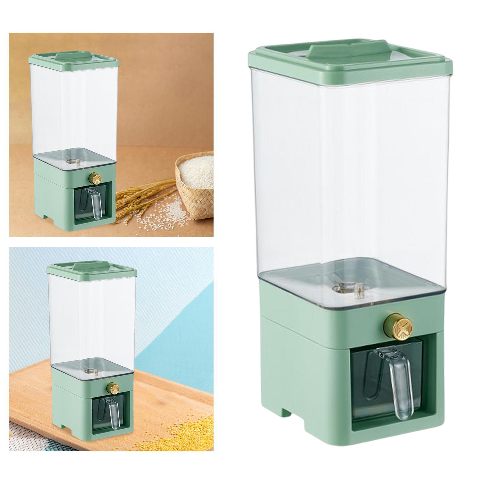 Rice Dispenser Food Dispenser Cereal Dispenser Bucket for Countertop Pantry