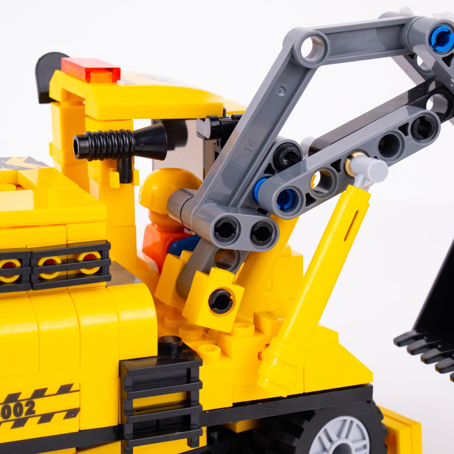 Đồ Chơi Lắp Ráp Máy Xúc Đào Thủy Lực 2 Trong 1 - Hydraulic Excavator - Toys&amp;Joys 8632 (268 Mảnh Ghép)