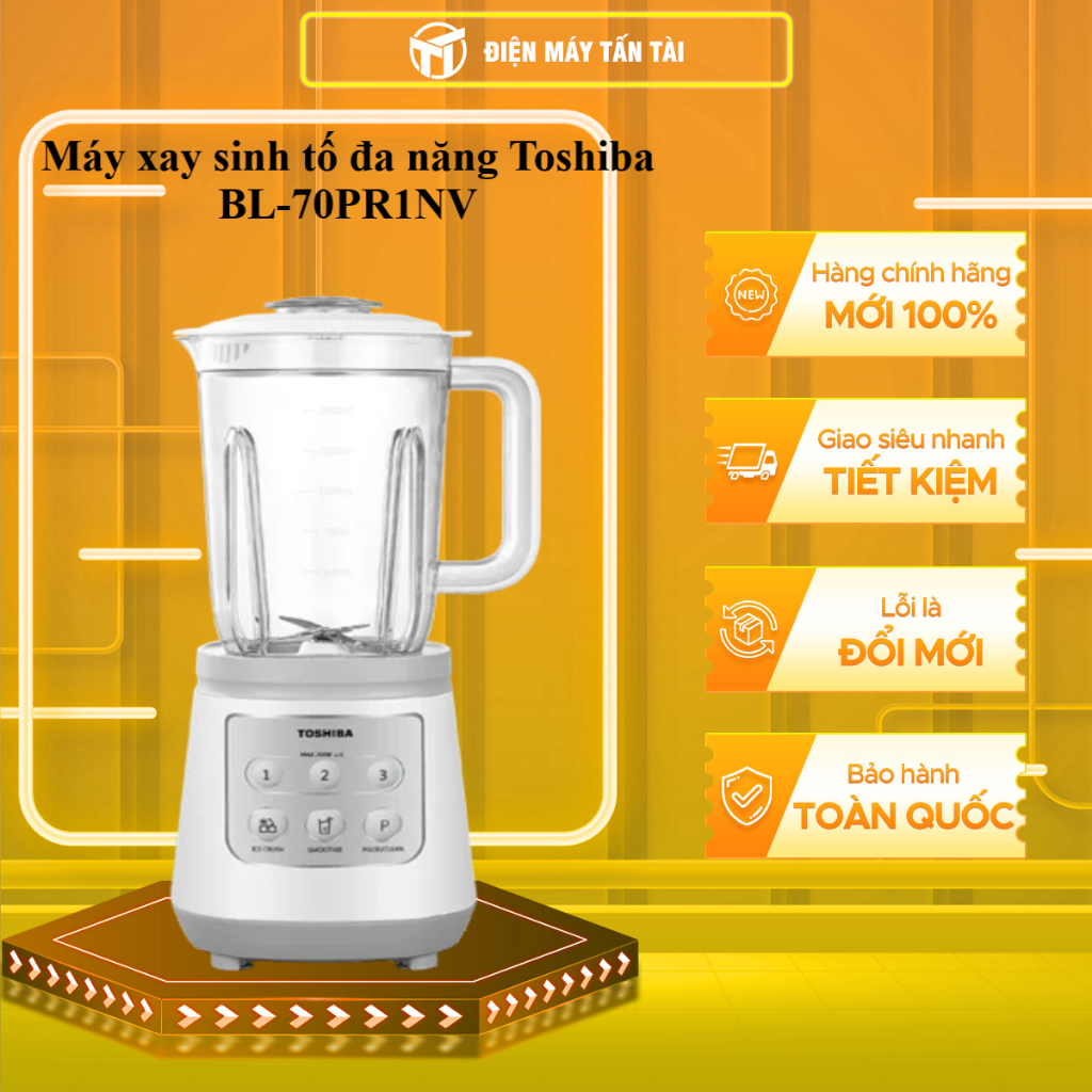 BL-70PR1NV - Máy xay sinh tố đa năng Toshiba BL-70PR1NV - HÀNG CHÍNH HÃNG - GIAO HCM