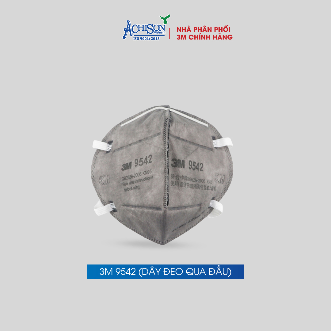 Khẩu Trang Than Hoạt Tính Lọc Mùi 3M 9541/9542 Hiệu Suất Lọc Cao