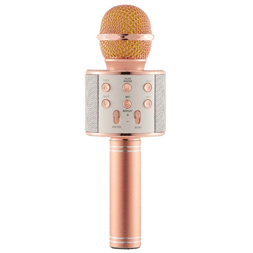 Micro Không Dây BLUETOOTH Tiện Dụng Chất Lượng Cao WS-858 ĐA NĂNG 6 TRONG 1 HÁT KARAOKE, BẢO HÀNH 3 THÁNG