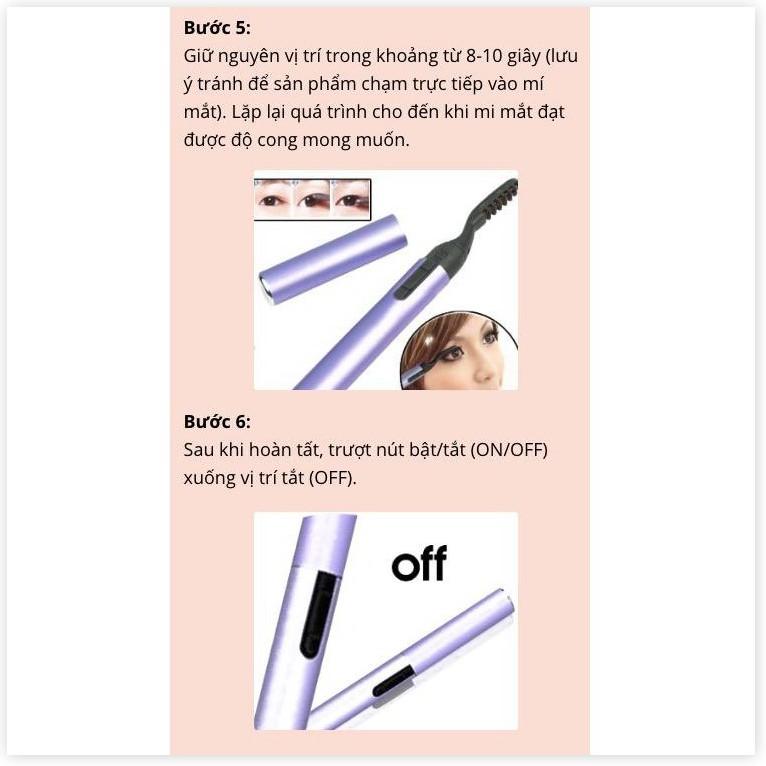 Bút kẻ lông mi cong Electric Eyelash Curler - Vẻ đẹp mi công USA - Gia Dụng SG
