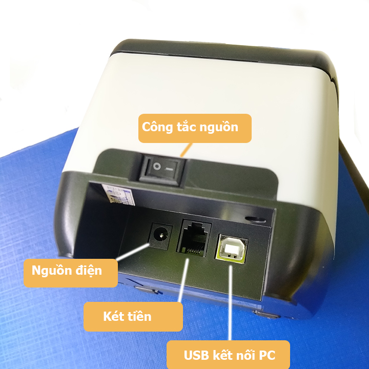 MÁY IN BILL TRỰC TIẾP GPRINTER iSH58 (203DPI-70MM/S) (USB/BLUETOOTH/CASH DRAWER) - HÀNG NHẬP KHẨU