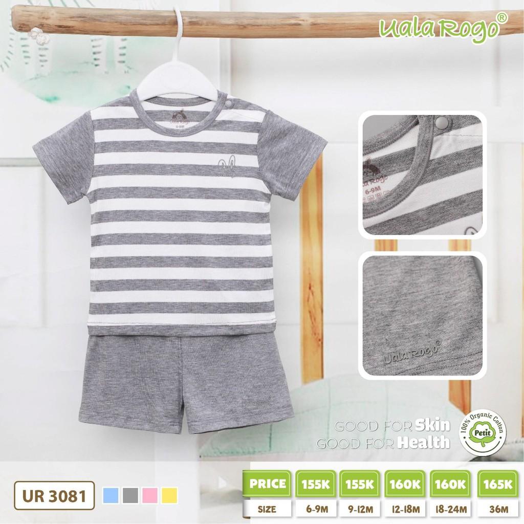 Bộ cộc tay kẻ petit UR3081