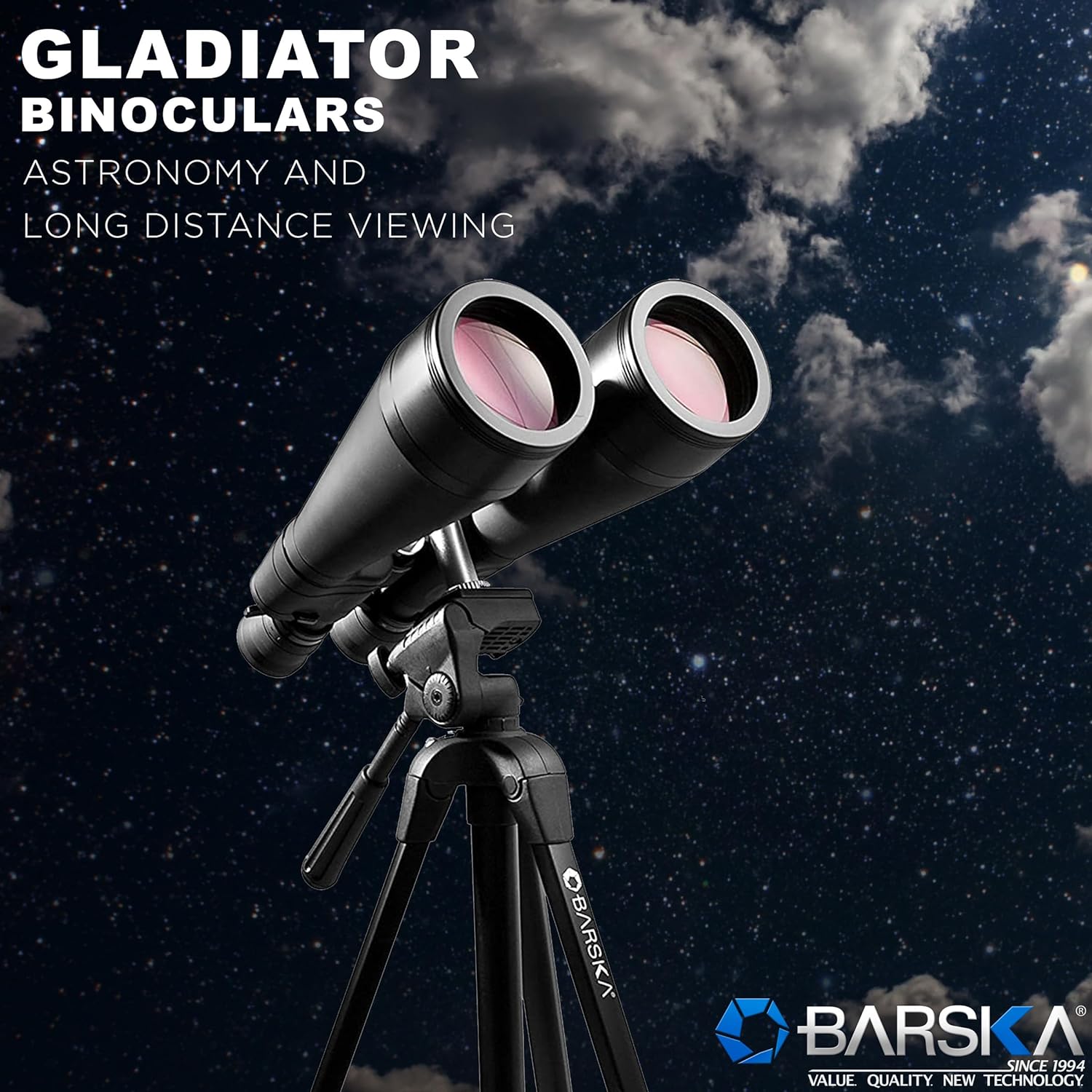 Ống nhòm tầm xa cỡ lớn Barska Gladiator 25-125x80 Zoom (Hàng chính hãng)