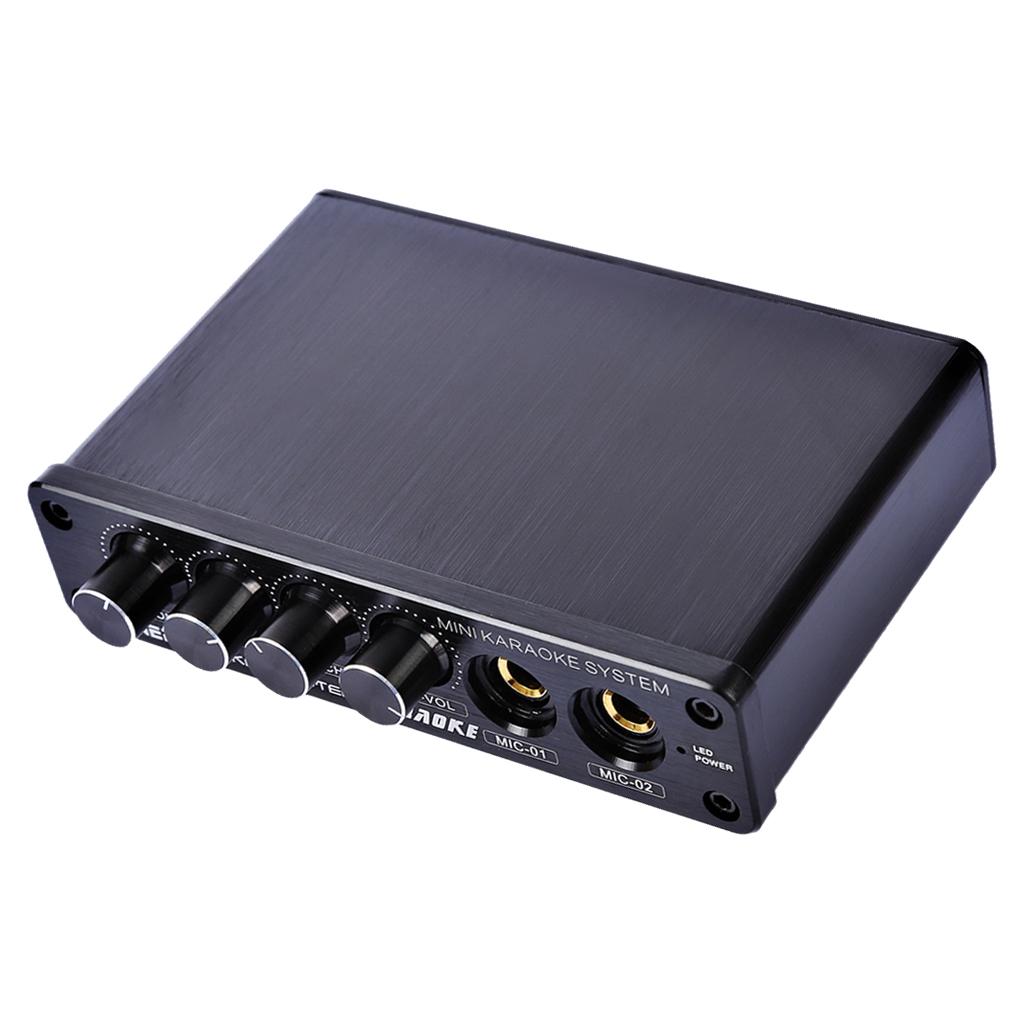 Professional 3 Channel Audio Mixer 12V with USB And Effects, for Home Theater