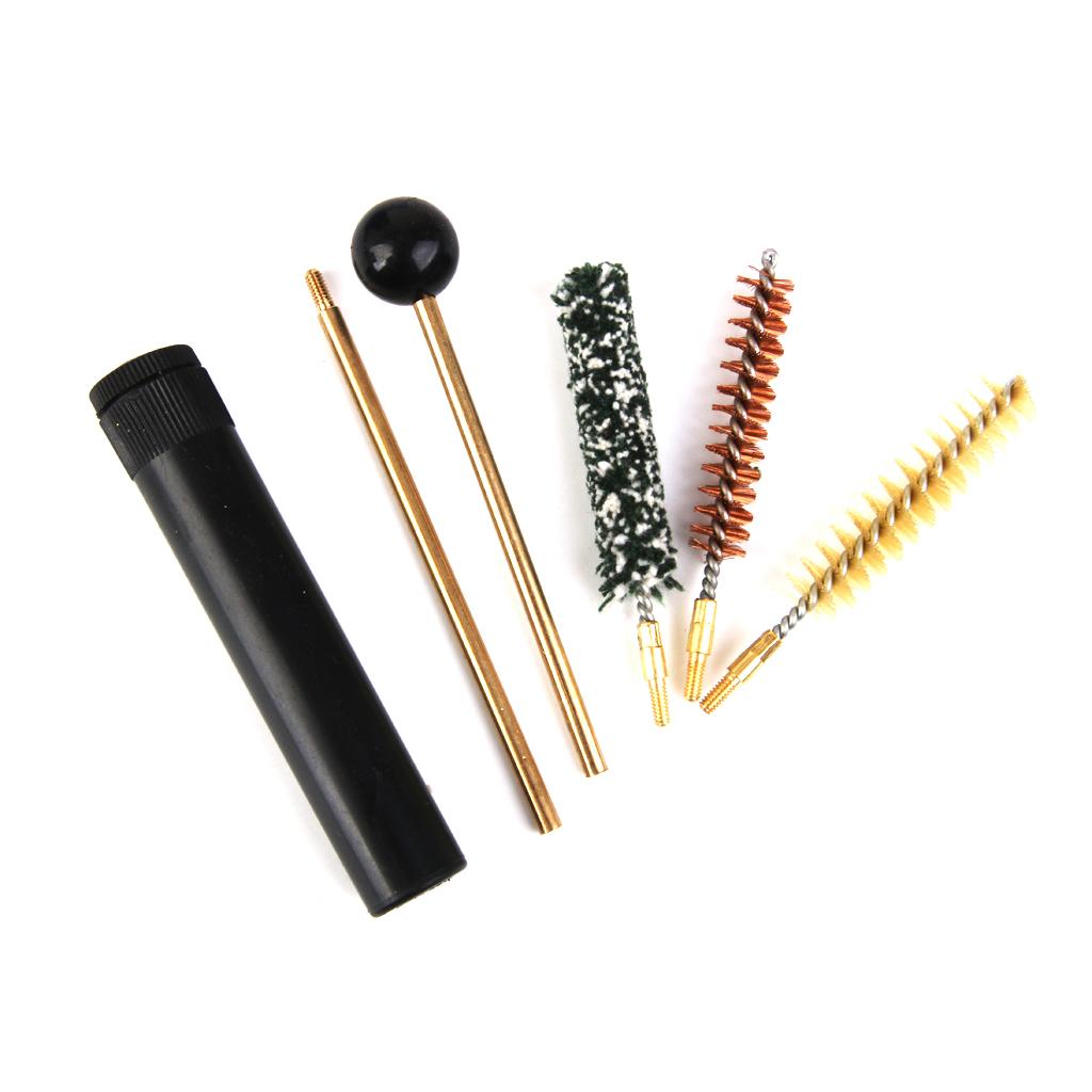 5 In 1 Universal Cleaning Kit Brushes For Rifle . Cal. 38/357 9mm