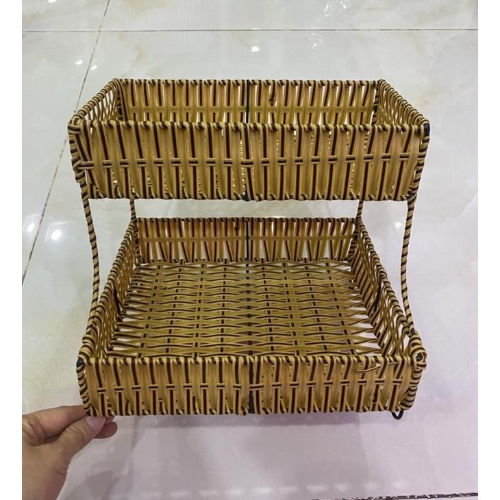 Kệ đựng mỹ phẩm,văn phòng phẩm 2 tầng lớn
