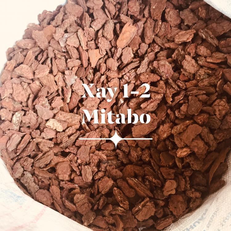 Vỏ thông xay tròn cạnh size 1-2cm