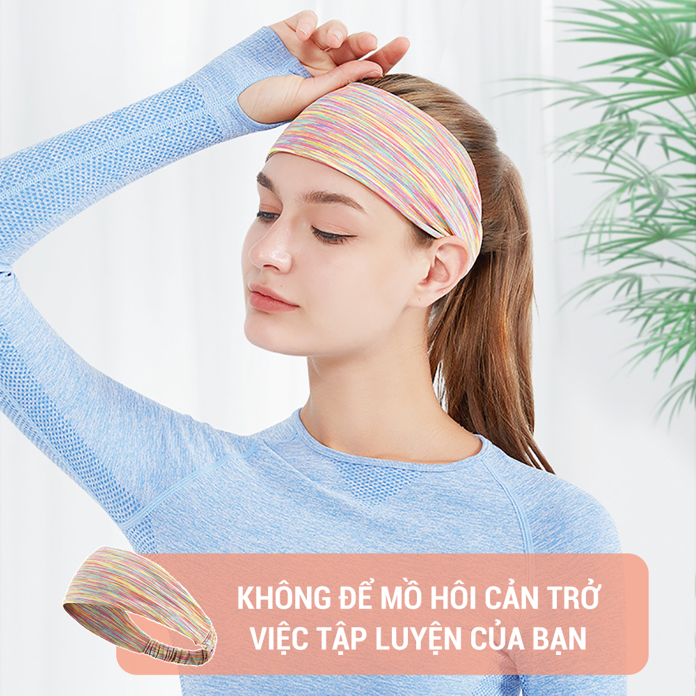 Băng đô thể thao, chạy bộ co giãn, đàn hồi GoodFit GF07RA