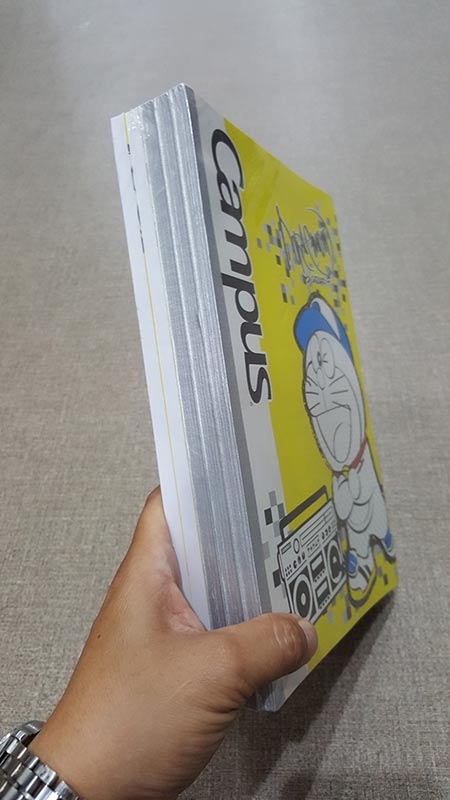 Vở Doraemon Graffity Kẻ Ngang Có Chấm - 200 Trang Khổ B5 - NB-BDGF200 (Lốc 5 Cuốn) - Mẫu 1