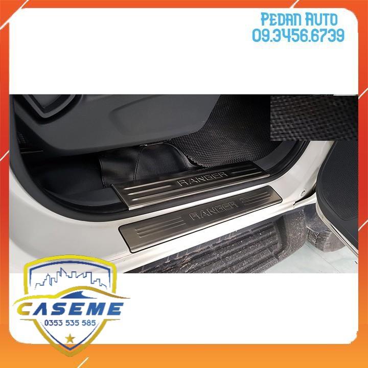 Ốp bậc trong ngoài inox xe Ford Ranger 2016-2019