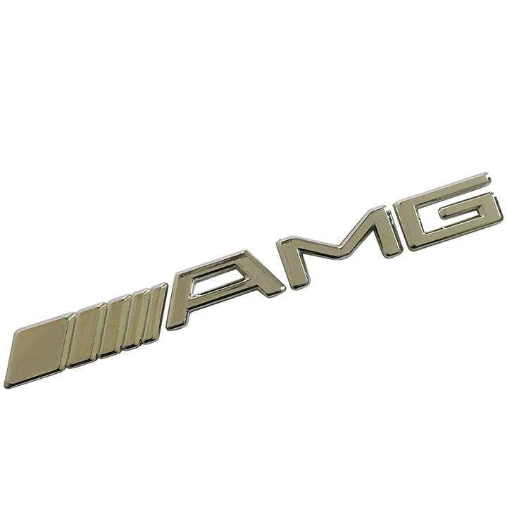 Tem Logo Chữ Nổi AMG Dán Trang Trí Xe