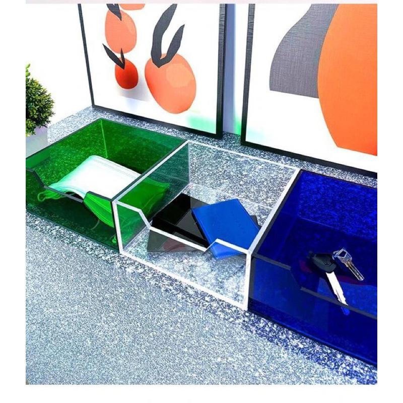 Acrylic Thùng Bảo Quản Cho Cà Phê, Viên Ăn Nhẹ, Văn Phòng Phẩm, Mỹ Phẩm, Hộp Acrylic Trong suốt - Trong Suốt