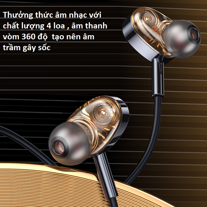 Tai Nghe Bluetooth 5.3 Thế Hệ Mới 4 Loa Âm Thanh Siêu Trầm , Tai Nghe Có Đèn Pin ,Pin 1000mAh Sử Dụng Lên Đến 80 - 100 Giờ ,3 Hiệu Ứng Âm Thanh .