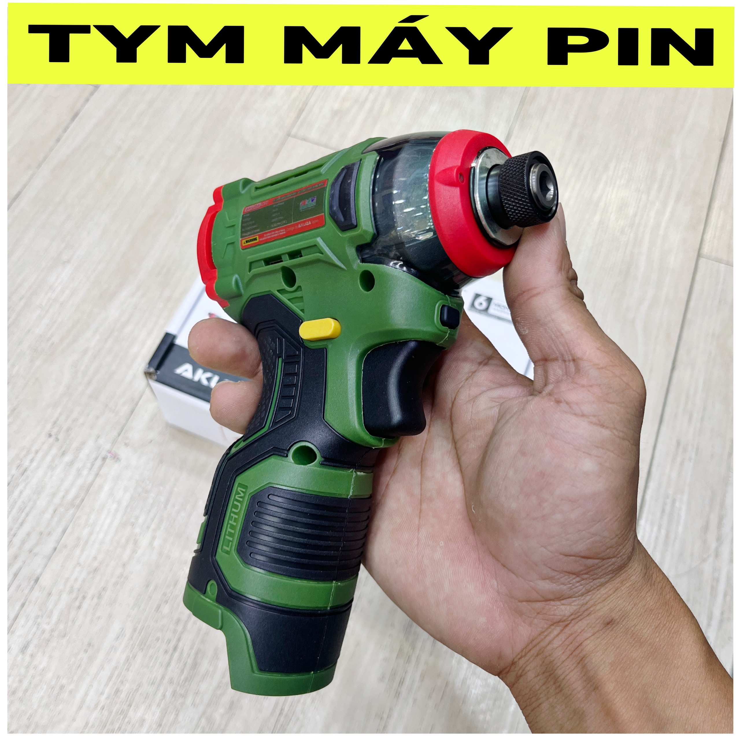 Thân máy bắn vít búa pin 16.8V Akuza CV2 ( CHƯA PIN SẠC ) - tym máy pin