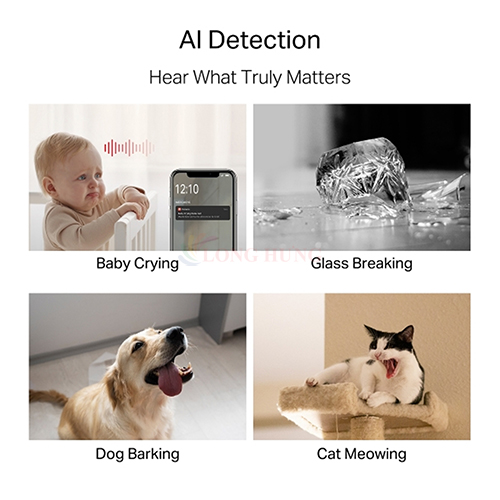 Camera trong nhà Mercusys dành cho AI Pan/Tilt Home Security Wifi Full 5MP 3K MC230 - Hàng chính hãng