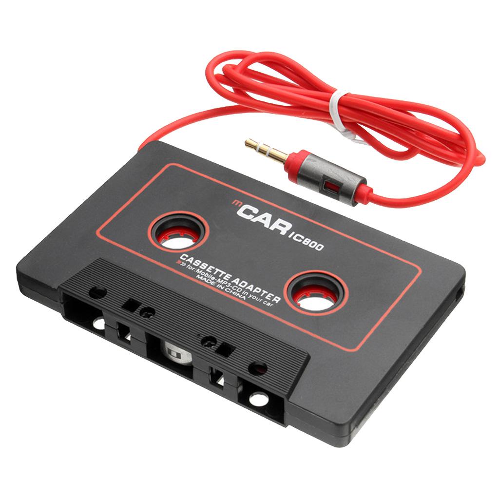 Black in Car Audio 3.5mm Cassette Converter Adapter for MP3