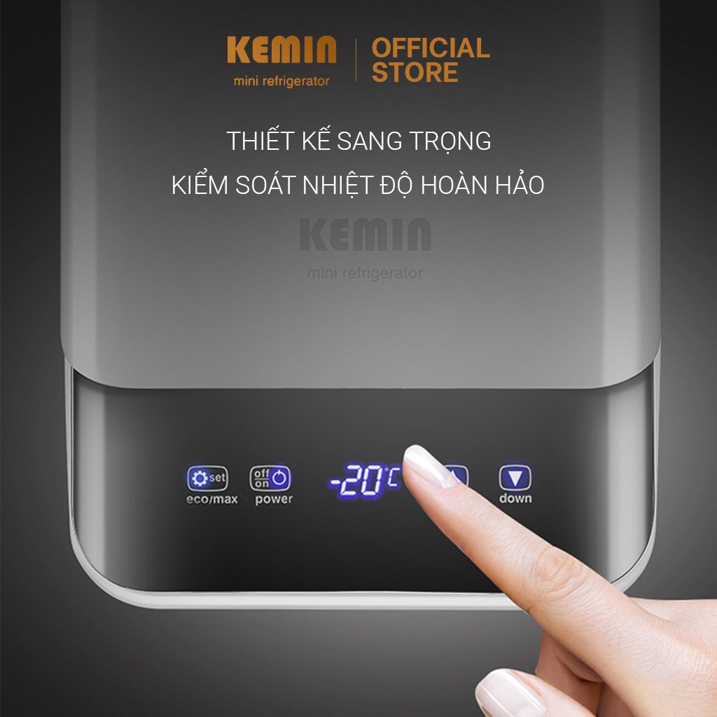 Tủ lạnh ô tô Kemin KM-18L Chính hãng - Làm đá siêu tốc