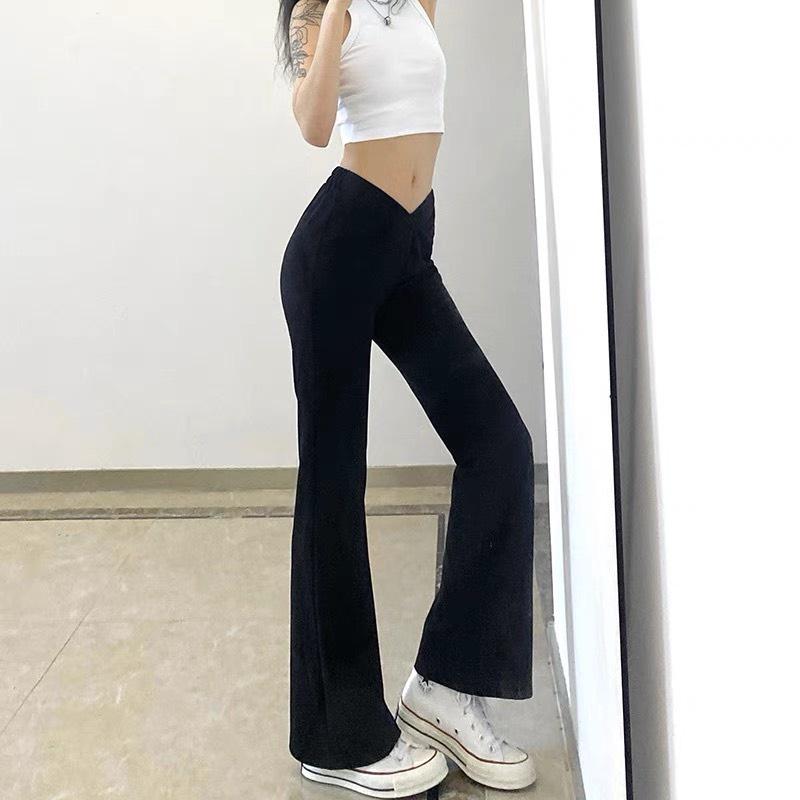 Quần Dài Cạp Cao Dáng DàiTrước Phong Cách Ulzzang_Mẫu Mới Nhất D5