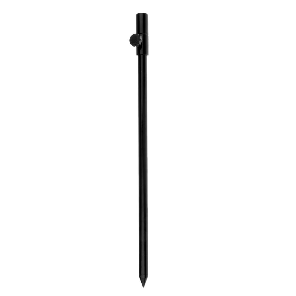 2xBlack Aluminium Alloy Carp Coarse Fishing BankSticks Bank Sticks Rod Pod