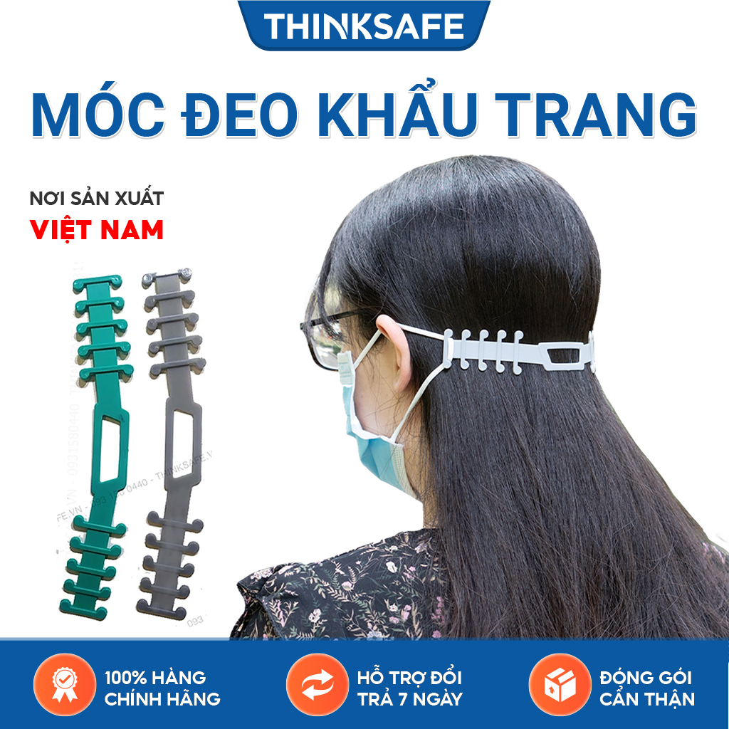 Móc tai đeo khẩu trang chống đau tai, tai giả đeo khẩu trang sử dụng lâu dài không đau tai, sử dụng nhựa trong cao cấp, hoàn thiện tốt