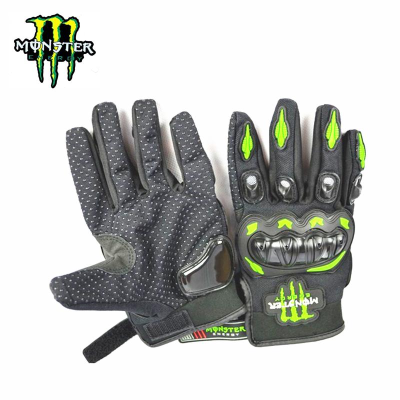 Monster Energy Găng Tay Xe Máy Retro Racing Motocross Full Ngón Đi Xe Đạp M L XL xxl Motocross Luvas Guantes Size: XXL