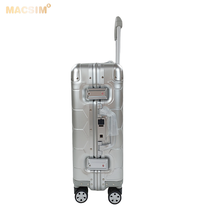 Vali hợp kim nhôm nguyên khối MS1317 Macsim cao cấp màu đen,màu bạc cỡ 20 inches