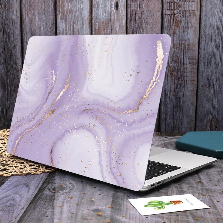 For macbook  Marble Print Hollow Logo Hard Case Pro 14 13 2021 2020 M1 Chip A2442 A2338 A2337 A2251 A2289 Air 13 A1932 A2159 A1466 A1706 A2179 A2289 A2251 A2141