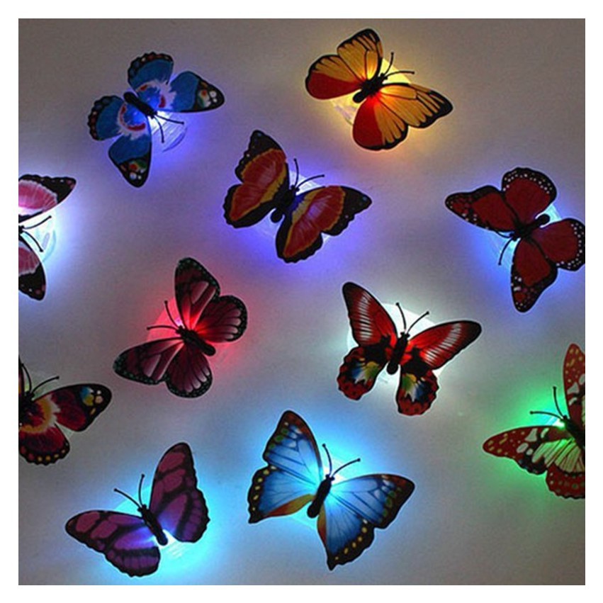Combo 10 Đèn Led Bướm Phát Quang