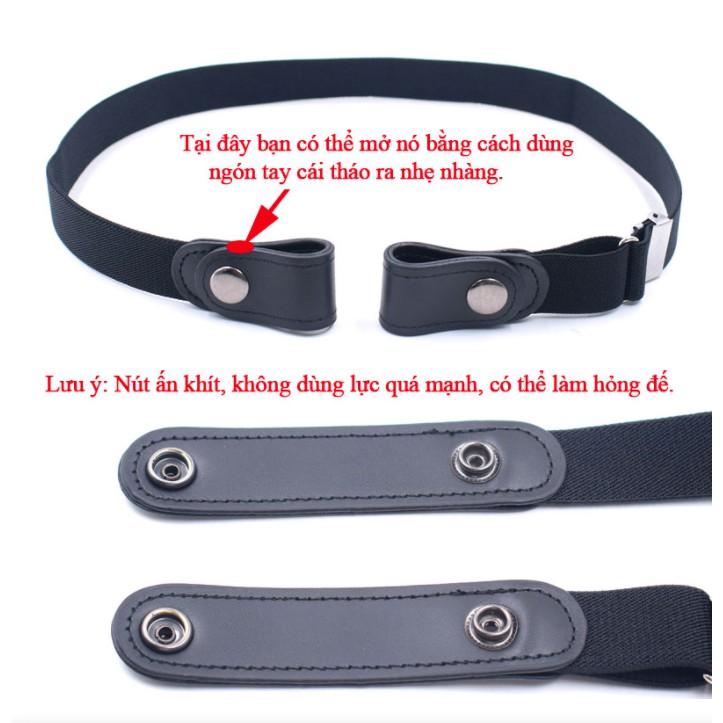 Thắt lưng điều chỉnh tự do unisex