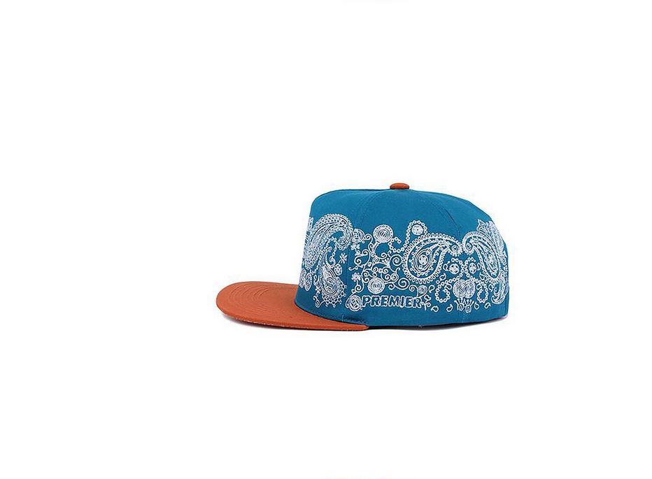 PREMI3R Mũ Snapback Nón Hiphop PAISELY màu xanh mũ lưỡi trai phong cách hàn quốc nón thương hiệu chính hãng