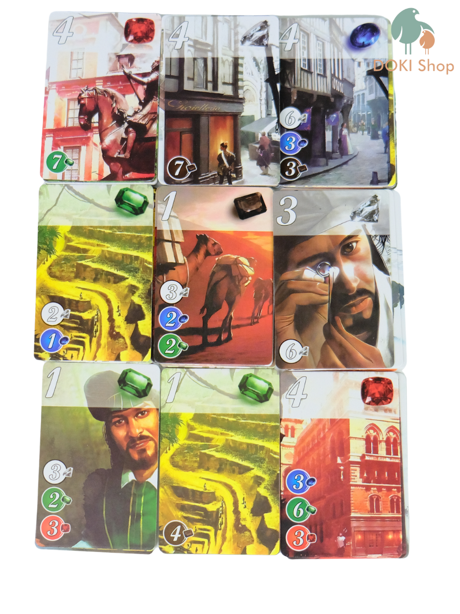 Bộ boardgame Splendor Cuộc chiến đá quy Việt hóa cho nhóm nhỏ 2-4 người