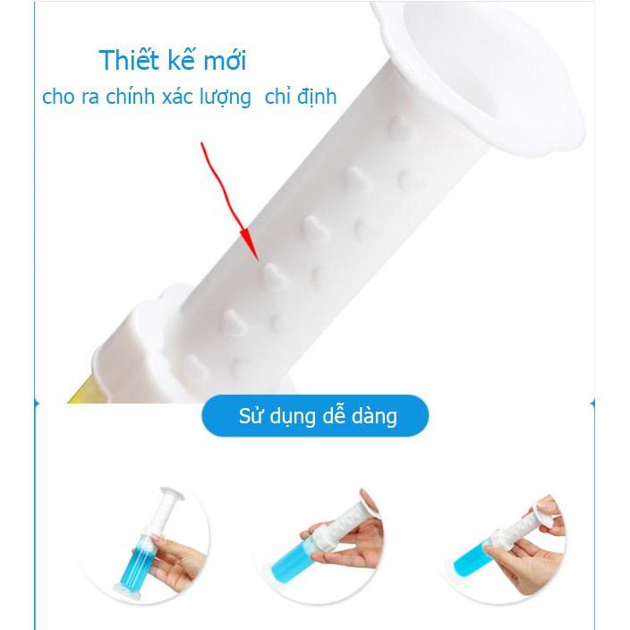 Gel khử mùi bồn cầu diệt khuẩn toilet gel dính bồn cầu dạng thạch hình bông hoa với 6 mùi thơm cho nhà vệ sinh 88281