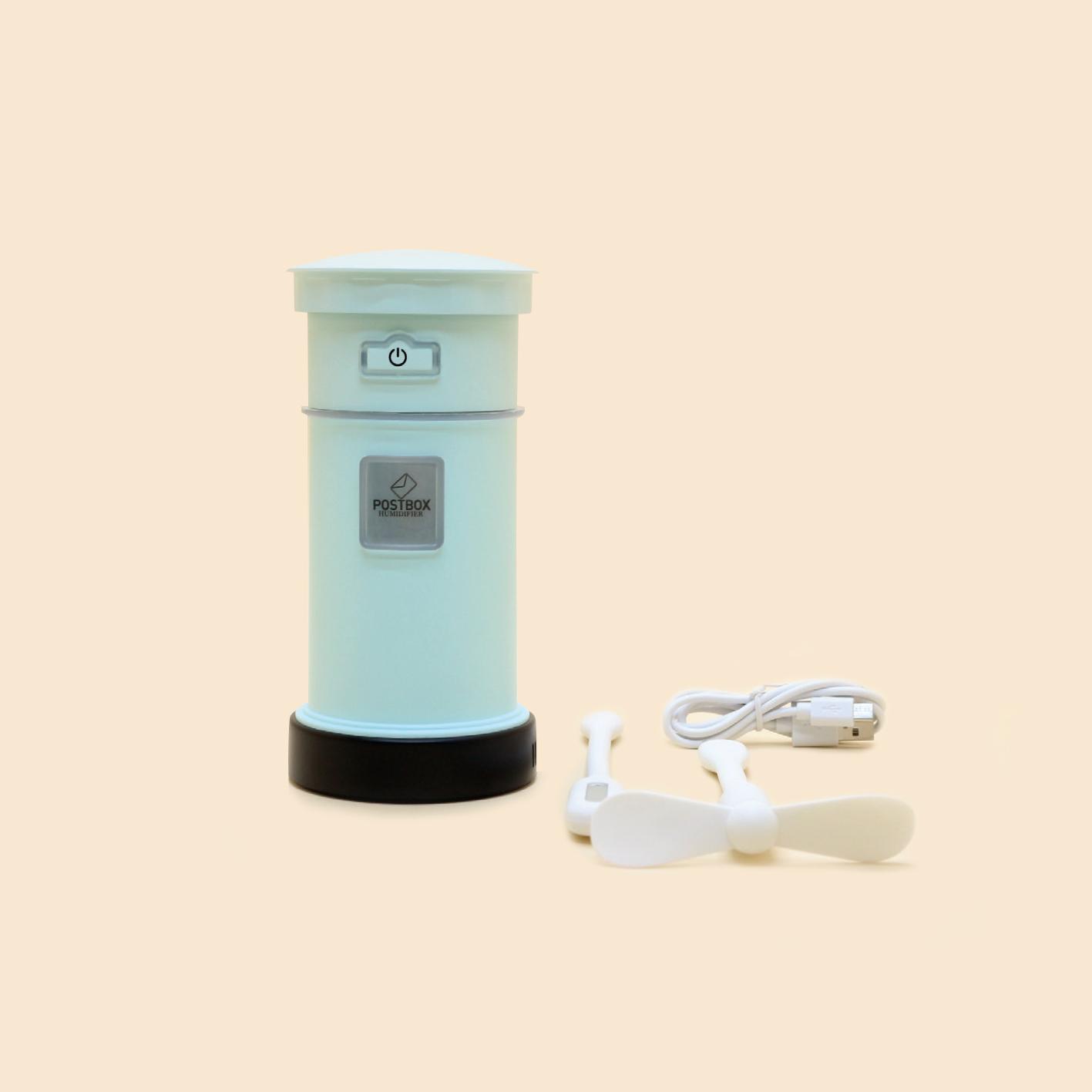 Máy Xông + Đèn + Quạt Hình Hộp Thư - Essential Oils Diffuser Mail Box S20