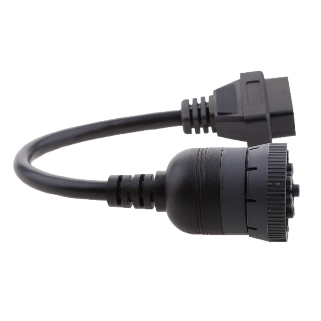 9 Pin J1939 Đến 16 Pin OBD2 OBDII Cắm Bộ Chẩn Đoán