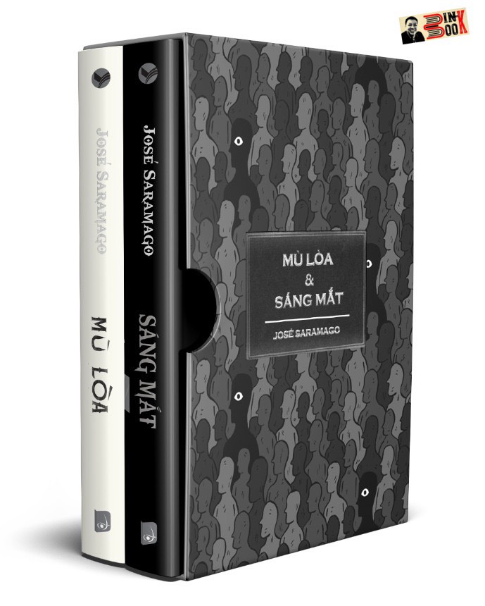 combo MÙ LÒA – SÁNG MẮT [Boxset 2 tập bìa cứng kỷ niệm 100 năm ngày sinh của JOSÉ SARAMAGO] – Bách Việt – tặng kèm postcard