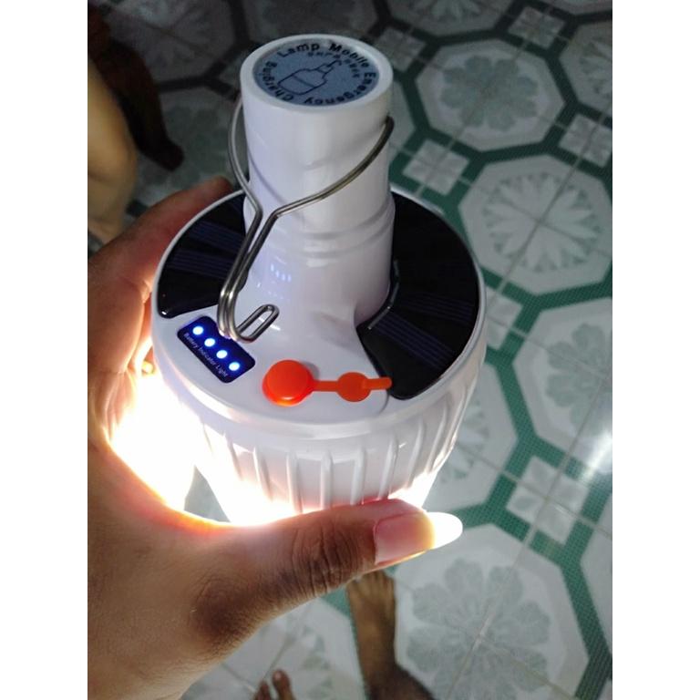 Bóng đèn LED Siêu Sáng tích điện Sạc điện, sạc năng lượng mặt trời - kèm điều khiển - bóng đèn có điều khiển