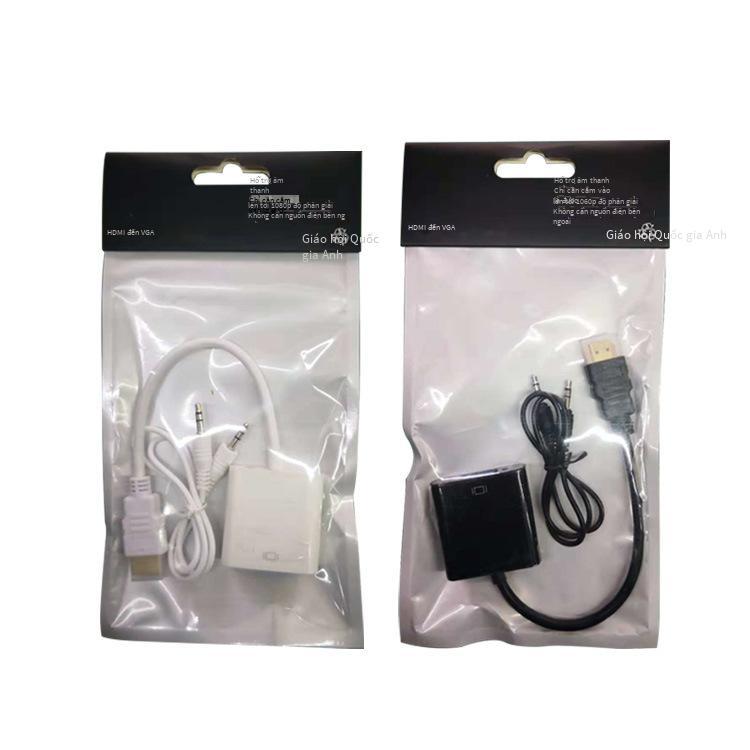 Cáp VGA chuyển đổi HDMI phong cách mới nhất hỗ trợ cáp chuyển VGA HDMI sang vga với cáp âm thanh bán chạy