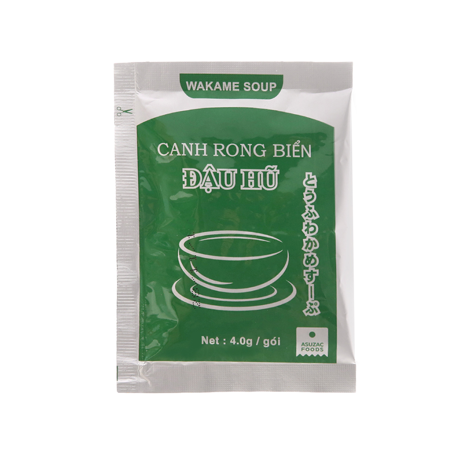 Combo 6 hộp Canh rong biển Asuzac (40g x 6 hộp) - Đủ 5 loại canh rong biển Asuzac